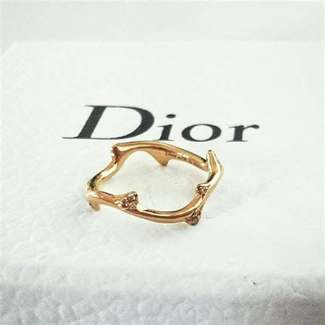 bague dior bois de rose or jaune|Bague Bois de Rose Or jaune .